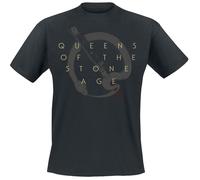 Queens Of The Stone Age In Times New Roman - Bad Dog T-Shirt black L