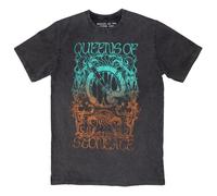 Rock Off officially licensed products Queens of The Stone Age Montage Stone Wash T Shirt XXL