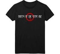 Queens of The Stone Age T Shirt Text Band Logo Official Mens Black XXL