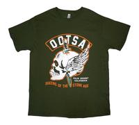 Queens of The Stone Age Winged Skull Official Tee T-Shirt Mens Unisex (X-Large)