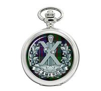 Queen's Own Cameron Highlanders, British Army Full Hunter Pocket Watch