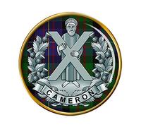 Queen's Own Cameron Highlanders, British Army Pin Badge