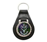 Queen's Own Highlanders, British Army Leather Key Fob