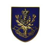 Queen's Own Highlanders - MOD Military Approved Army Enamel Lapel Pin Badge