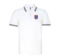Queens Pk. Rangers 1953 Retro Football Iconic Polo Embroidered Logo White/Navy