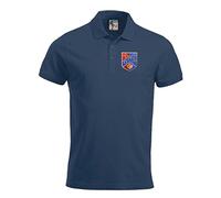 Queens Pk. Rangers 1953 Retro Football Polo Embroidered Logo Navy