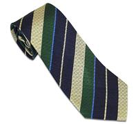 Queen's Royal Hussars Silk Non Crease Regimental Tie