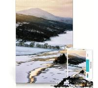 Queens View Pitlochry Jigsaw Puzzles 1000 Piece for Teenagers Reason Skill Toy Serene Time Exact Cut Amazing Present (50x75cm)