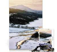 Queens View Pitlochry Jigsaw Puzzles 1000 Piece for Teenagers Reason Skill Toy Serene Time Exact Cut Amazing Present (50x75cm)