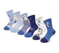 Queenshin Boys Novelty Socks Winter Warm Cotton Hiking Thermal Thick Boot Cozy Kids Crew Socks for Toddlers Teenager 6 Pairs