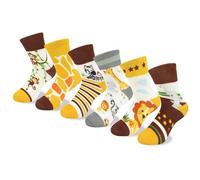 Queenshin Funny Girl Novelty Socks Crazy Tropical Animal Patterned Teen Kids Crew Socks Panda Koala Fox Deer Gifts
