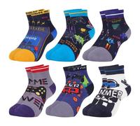 Queenshin Kids Boys Gaming Socks 9-14 Years Funky Funny Computer Gamer
