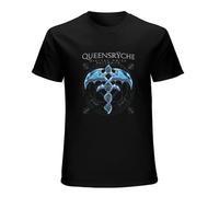 Queensryche Digital Noise Alliance Unisex T-Shirt Printed Tee Graphic Top Men Black Shirt XXL