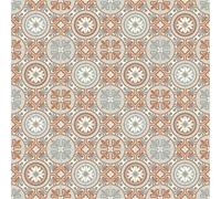 Queenstex Victorian Tile Vinyl By Remland (Rosedale , 3M X 3M)