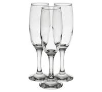 Queensway Home And Dining Empire Champagne Flute Glasses Set Of 6 220Ml Classic Tall Stemmed Barware