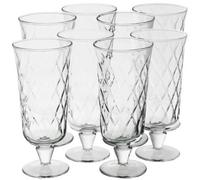 Queensway Home and Dining Pasabahce Cocktail Iced Tea Water Drinking Highball Tumbler Glasses Set 445Ml