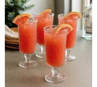 Queensway Home and Dining Pasabahce Cocktail Iced Tea Water Drinking Highball Tumbler Glasses Set 445Ml