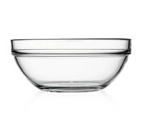 Queensway Home and Dining Queensway Home & Dining 1.7L Clear Glass Mixing Single Bowl Cooking Baking Serving Vegetable Salad