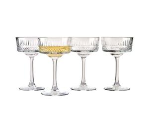 Queensway Home and Dining Queensway Home & Dining 260Ml 4Pcs Stemmed Champagne Drinking Glasses Cocktail Wine Goblets