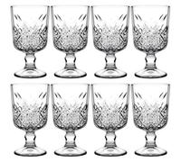 Queensway Home and Dining Queensway Home & Dining 330Ml 8Pcs Glass Stemmed Red Wine Cocktail Goblets Drinking Glassware Set