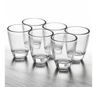 Queensway Home and Dining Queensway Home & Dining 6Cm Height 6Pcs Small Shot Glasses Tumblers Vodka Liquor Whiskey Pub Party Glassware