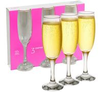 Queensway Home and Dining Queensway Home & Dining Empire Champagne Flute Glasses Set Of 12 220Ml Classic Tall Stemmed Barware