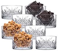 Queensway Home & Dining 250ml Glass Mini Dessert Snacks Nuts Ice Cream Serving Bowls Party Dishes