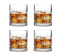 Queensway Home & Dining 355ml Drinking Whiskey Glass Tumblers Short Tall Highball Set of 4 Glassware Cocktail Juice Water Crystal Clear Glasses for Wine and Other Beverages Beer Drinks