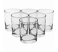 Queensway Home & Dining 6Pc 245ml Whiskey Tumblers Drinking Cocktail Glasses Gift Boxed Set Present Xmas