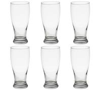 Queensway Home & Dining Beer Glasses Set, Classic Tulip Pint Glass for Lager, Ale, Cider & Soft Drinks - Perfect for Bars, Pubs, Parties & Gifting - 565ml Capacity - Sets of 2, 4, 6 or 8