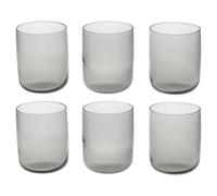 Queensway Home & Dining Modern Coloured Glass Tumblers Set - 280ml or 365ml Drinking Glasses for Water, Juice & Cocktails - Premium Quality Glassware - Ideal for Everyday Use or Entertaining Guests