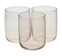 Queensway Home & Dining Modern Coloured Glass Tumblers Set - 280ml or 365ml Drinking Glasses for Water, Juice & Cocktails - Premium Quality Glassware - Ideal for Everyday Use or Entertaining Guests