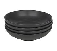 Queensway Home & Dining Stone Ceramic Dinnerware of 4/8/12 Pcs Crockery Bowls for Dining Set - Dishwasher Safe, Dessert, Pasta Bowls - 4 Solid Colour Elegant Tableware Set