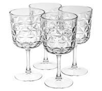 Queensway Home & Dining URBNLIVING 490ml Long Stemmed Cocktail and Beer Glasses - Elegant Glassware Set for Parties, Gin, Wine, and Beverage Entertaining (Set of 4 Glasses)