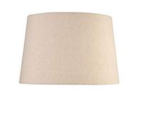 Queenswood Traditional Natural Linen Large Floor Lamp Shade - Shade Only - Replacement Shade - ES / E27 Large Edison Screw - 45cm Diameter