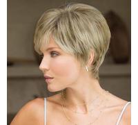 QUEENTAS Blonde Hair Topper Hair Pieces for Thinning Hair Women Clip in Hairpieces 3 Clips Add Volume (Mixed Blonde)