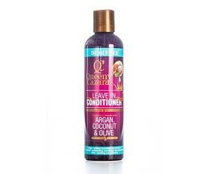 Queeny Cazara Anti-Breakage Leave-In Conditioner for Dry, Curly & Afro Hair, Moisturising Frizz Control with Argan, Coconut & Olive Oil, 250ml