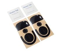 QUEENYARD 2Set Skates Glides Feet Pad Sticker for GProX Superlight2 Round Curved Edges Replacement Feet