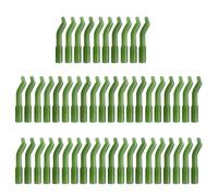 QUEENYARD 50Pcs/pack Lake Fishing Hook Sleeves Hair Rig Line Aligner Soft AntiTangles Fishing Kickers Line Aligners Sleeves Set