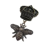 QUEENYARD Badge,Antique Enthusiast Badge Historical Value Collectible Emblems Badge Metal Pin for Clothes Decoration