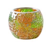 QUEENYARD Candle Holder,Moroccans Multicolors European Glass Candle Holder For Wedding Table Decorations Art Piece