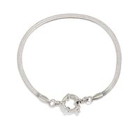 QUEENYARD Chain Buckles Bracelet,Chain Buckles Designs Paperclip Bracelet Sturdy Stainless Steel Jewelry for Fashionable Individuals Casual Wear