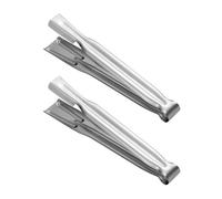 QUEENYARD Crawfishes Peeler,Pack Of 2 Steel Crawfishes Tail Peeler Sheller Tool Ergonomic Kitchen Gadget For Seafood Restaurants And Home Cooking