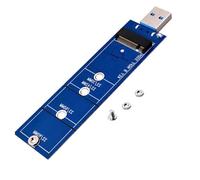 QUEENYARD Lightweight Solid Disk to USB3.0 Adapters for Seamlessly Integration Across Devices USB3.0 Risers Card Board SSDs to USB Adapter