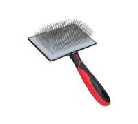 QUEENYARD Pet Grooming Brush,Professional Pet Grooming Comb With Stainless Steel Pin For Detangling Shedding Dog Cats And Long Haired Breeds
