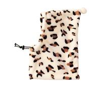 QUEENYARD Plush Leopard For Cats And Dogs Cosplay Costume Hat Adjustable Strap Pet Ear Protective Quiet Hat Party Dress Up