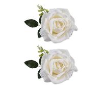 QUEENYARD Rose Curtain Tieback Clip Flower Tie Backs Holder Net Drape Access Home Decorations