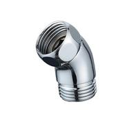 QUEENYARD Shower Elbow Adapter,Shower Elbow Adapter for Handheld Shower Head 45 Degree Connectors Stainless Steel Construction Polished Chromes Finish
