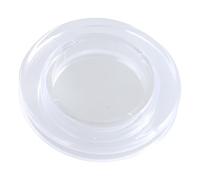 QUEENYARD Umbrella Hole Ring,Standard Size Silicone Umbrella Hole Ring Plug and Set for Glass Outdoors Patio Table Deck Yard, 2 Inch (Clear)