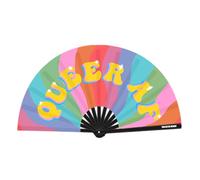 Queer AF Clack Fan, Bamboo Hand Fan